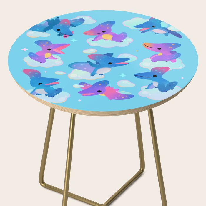Pteranodon in the blue sky Side Table Gallery Image 2