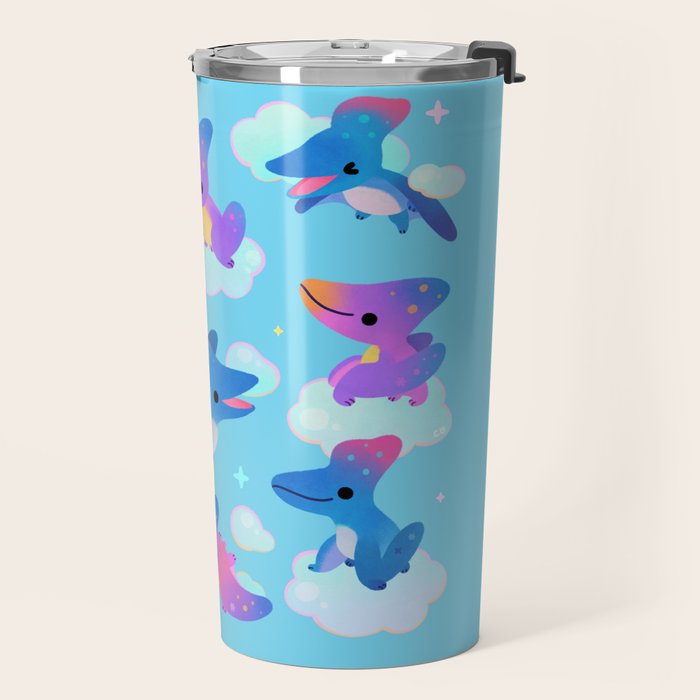 Pteranodon in the blue sky Travel Mug Gallery Image 2