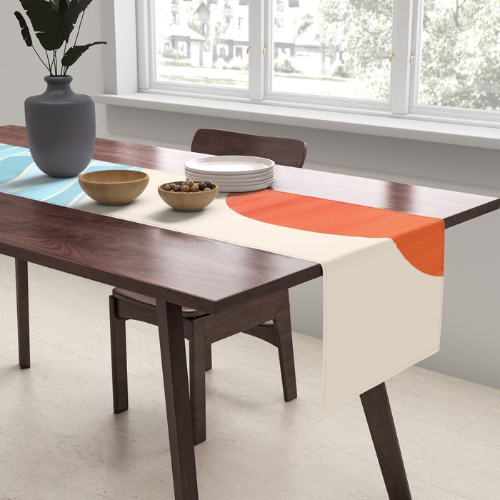 Waves Like Mountains Landscape Table Runner Gallery Image 2