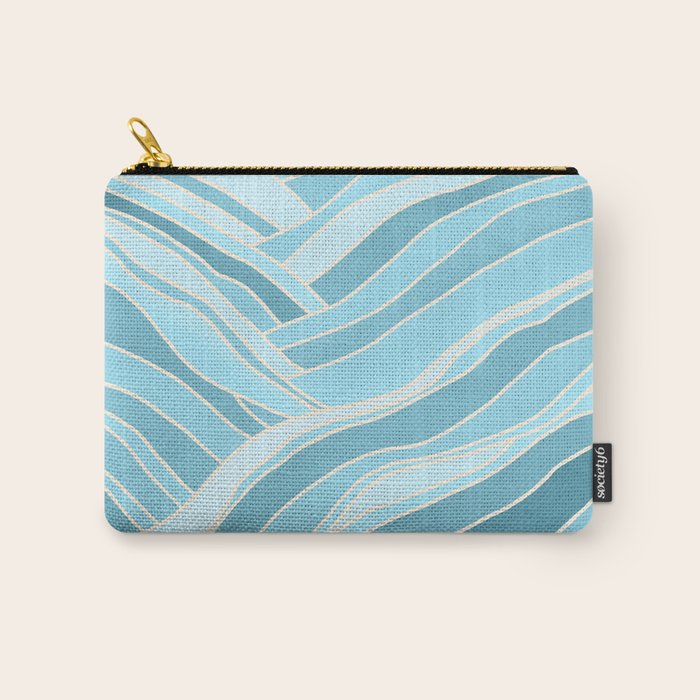 Waves Like Mountains Landscape Carry All Pouch Gallery Image 1