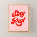 Stay Rad Mini Art Print Gallery Image 1