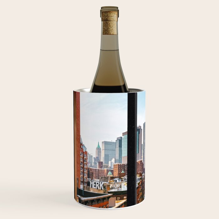 New York City Window Panoramic Wine Chiller Gallery Image 2