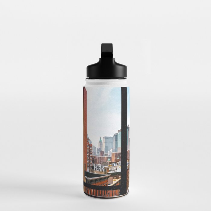 New York City Window Panoramic Water Bottle Gallery Image 3