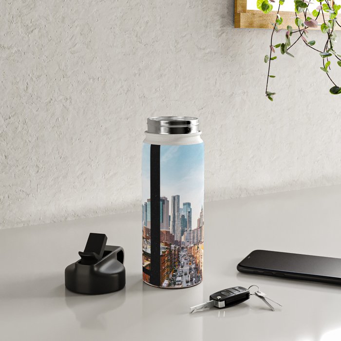 New York City Window Panoramic Water Bottle Gallery Image 4