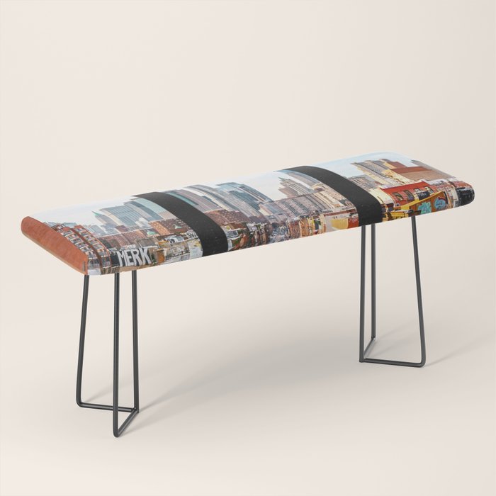 New York City Window Panoramic Bench Gallery Image 1