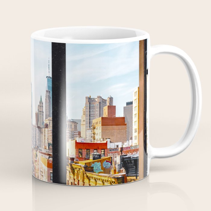 New York City Window Panoramic Coffee Mug Gallery Image 1