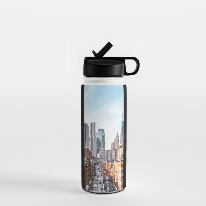 New York City Window Panoramic Water Bottle Gallery Image 1