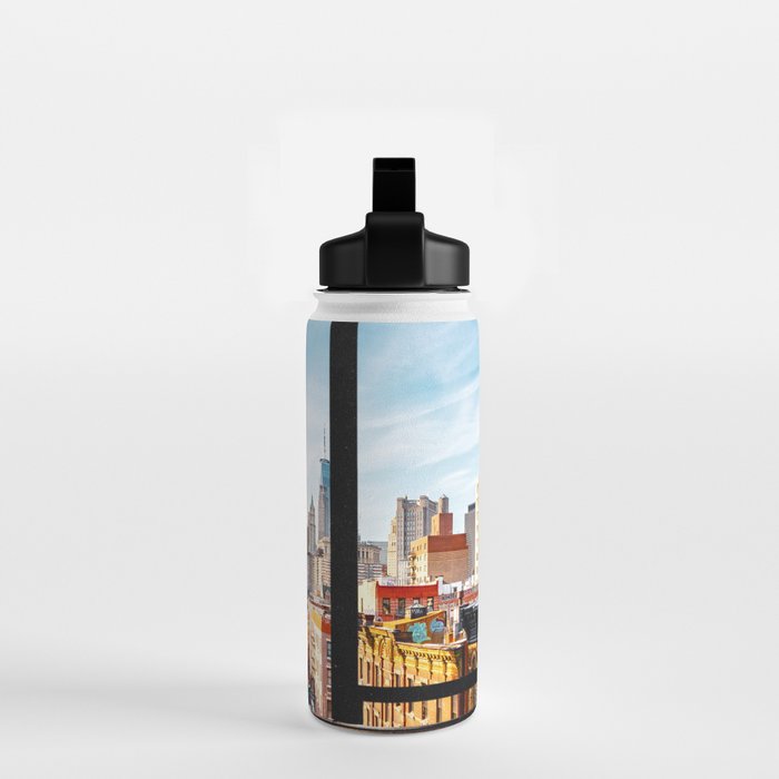 New York City Window Panoramic Water Bottle Gallery Image 2