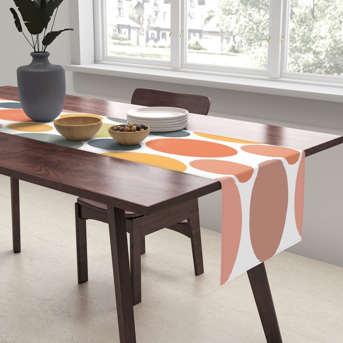 Cheerful Polka Dots  Table Runner Gallery Image 2