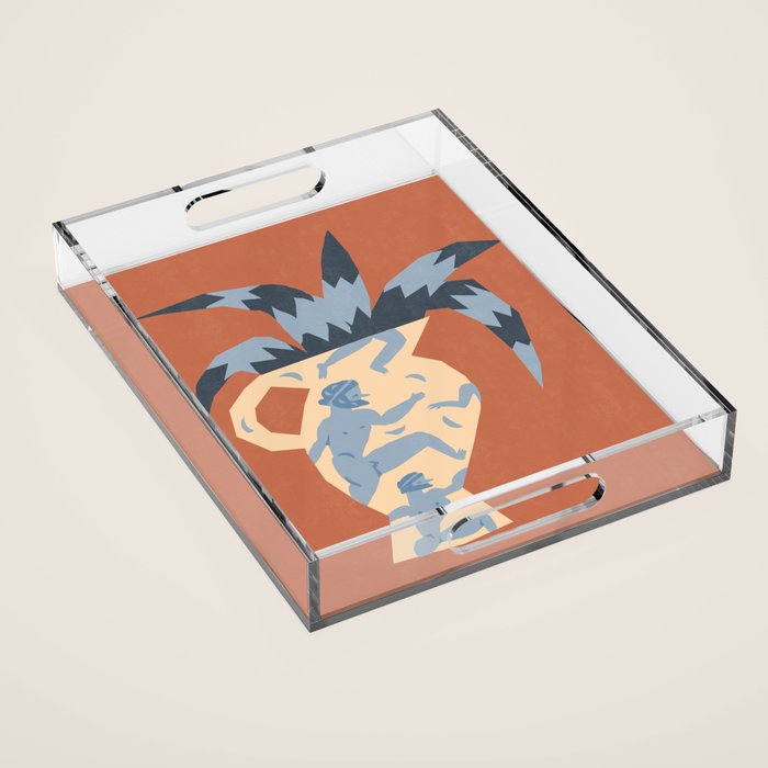 Attic athletes Acrylic Tray Gallery Image 1