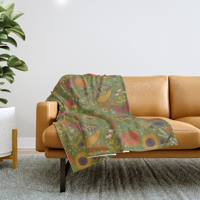 Summertime Throw Blanket Gallery Image 1