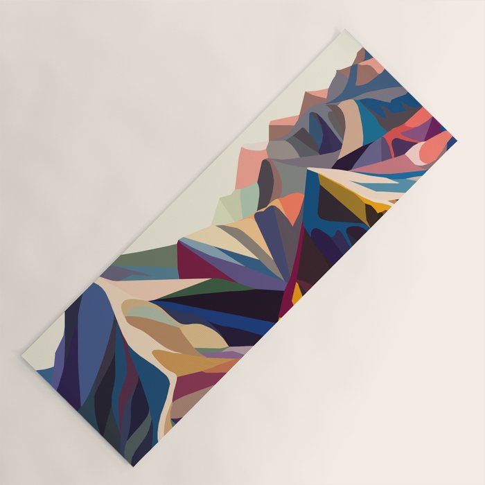 Mountains original Yoga Mat Gallery Image 1