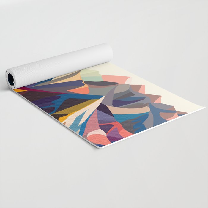 Mountains original Yoga Mat Gallery Image 2