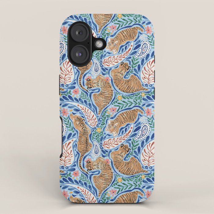 Blue Safari Adventure iPhone Case Gallery Image 1