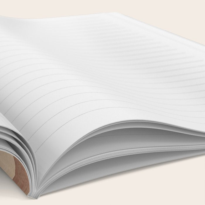 Abstract Art Tropical Leaves 3 Mocha Mousse Notebook Gallery Image 2