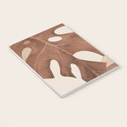Abstract Art Tropical Leaves 3 Mocha Mousse Notebook Gallery Image 3