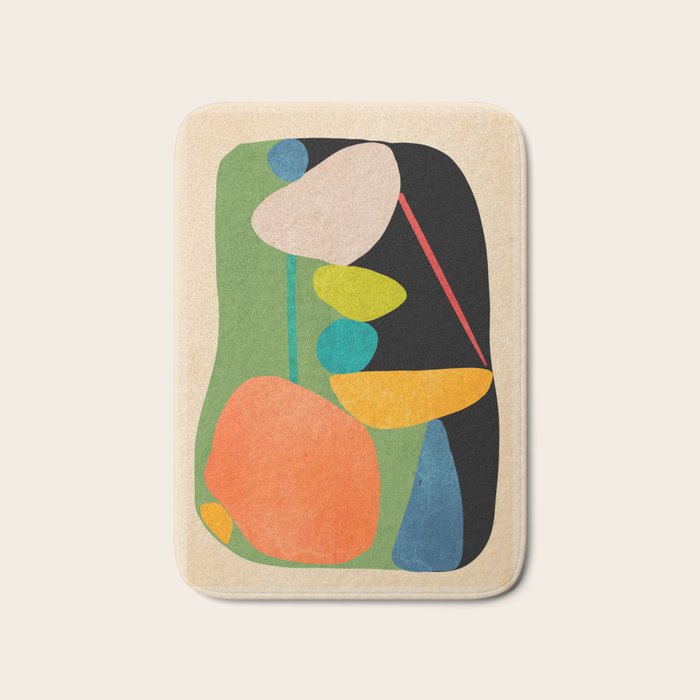 Abstract Stones 8 Bath Mat Gallery Image 1