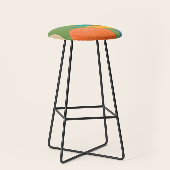 Abstract Stones 8 Stool Gallery Image 1