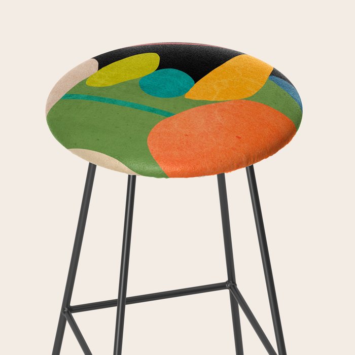 Abstract Stones 8 Stool Gallery Image 2