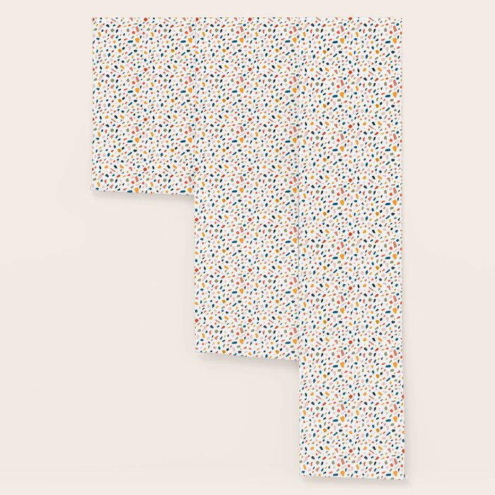 Terrazzo, Abstract Quirky Shapes Bohemian Modern Pattern Confetti Celebration Random Colorful Shapes Wallpaper Gallery Image 3