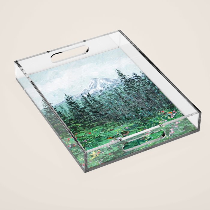 Mount Hood Acrylic Tray Gallery Image 1