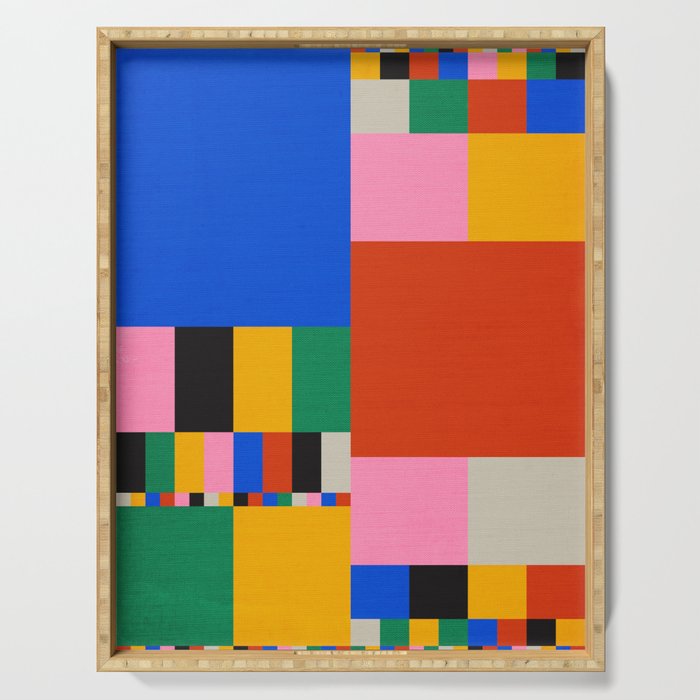 Pixels: Bauhaus Edition Serving Tray Gallery Image 1