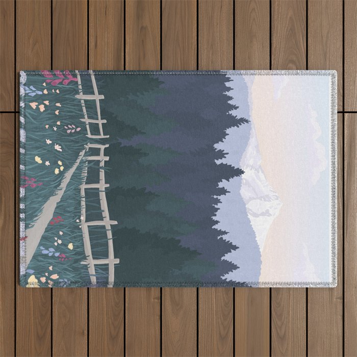 Powell Butte, Oregon Nature Park / National Parks, Portland Outdoor Rug Gallery Image 1