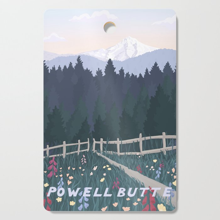 Powell Butte, Oregon Nature Park / National Parks, Portland Cutting Board Gallery Image 1