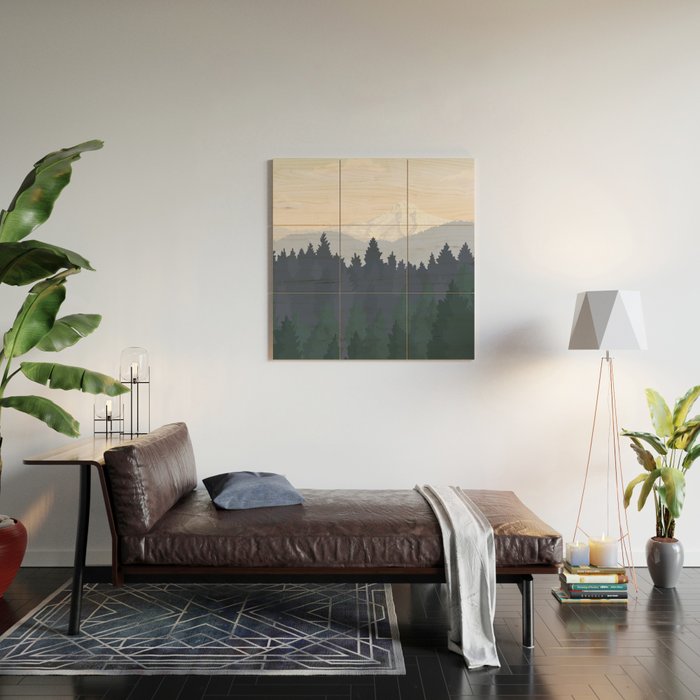 Powell Butte, Oregon Nature Park / National Parks, Portland Wood Wall Art Gallery Image 2