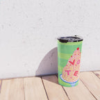 Mold the Future & Vote in Lime Green Travel Mug Gallery Image 4