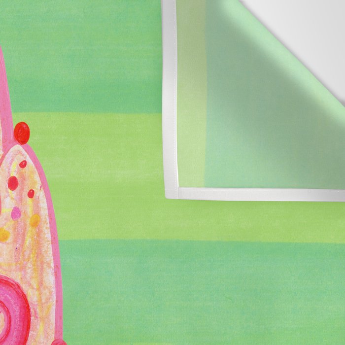 Mold the Future & Vote in Lime Green Wall Tapestry Gallery Image 3