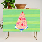 Mold the Future & Vote in Lime Green Credenza Gallery Image 1