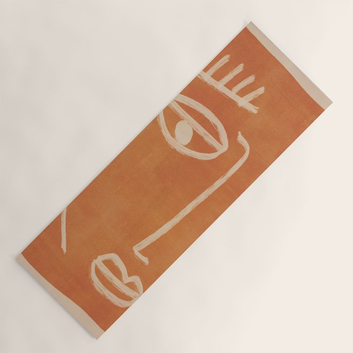 Abstract Face 26 Yoga Mat Gallery Image 1