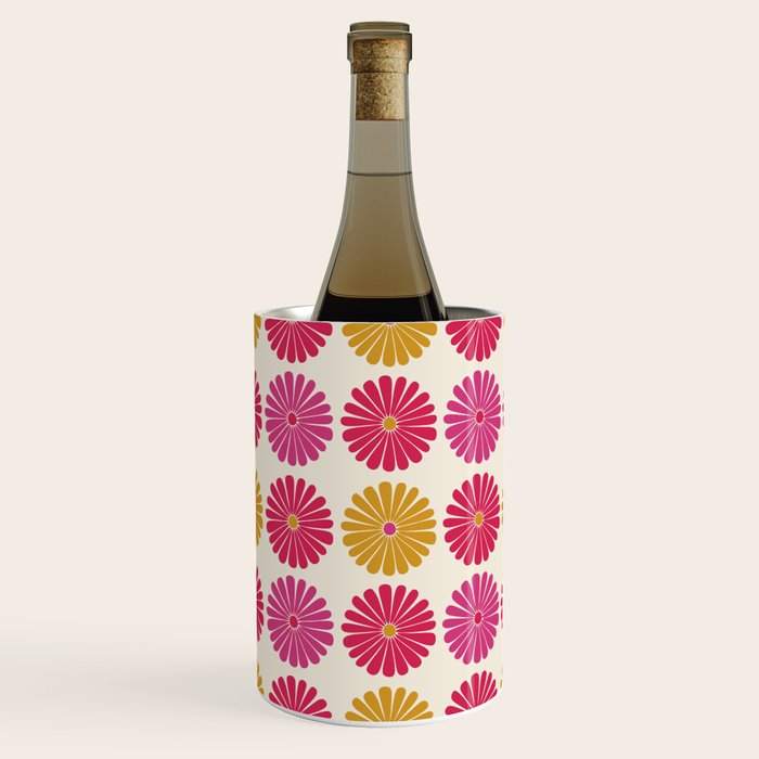 Retro Summer Daisies VII Wine Chiller Gallery Image 3