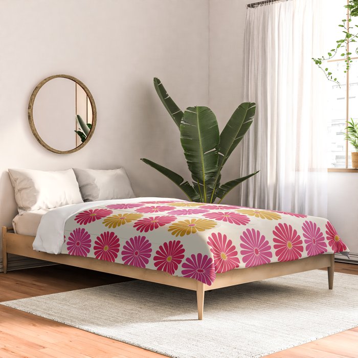 Retro Summer Daisies VII Comforter Gallery Image 2