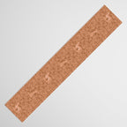 Summer Cheetah Floral Pattern - Fawn Brown Table Runner Gallery Image 3