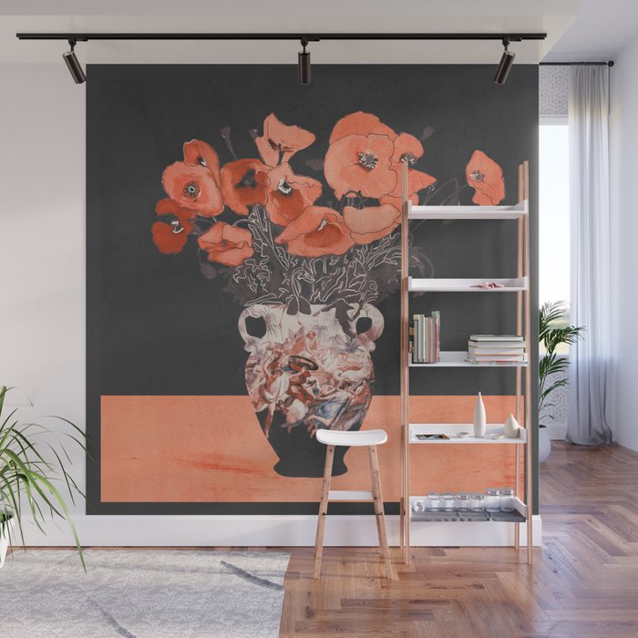POPPY BOUQUET 2 Wall Mural Gallery Image 1