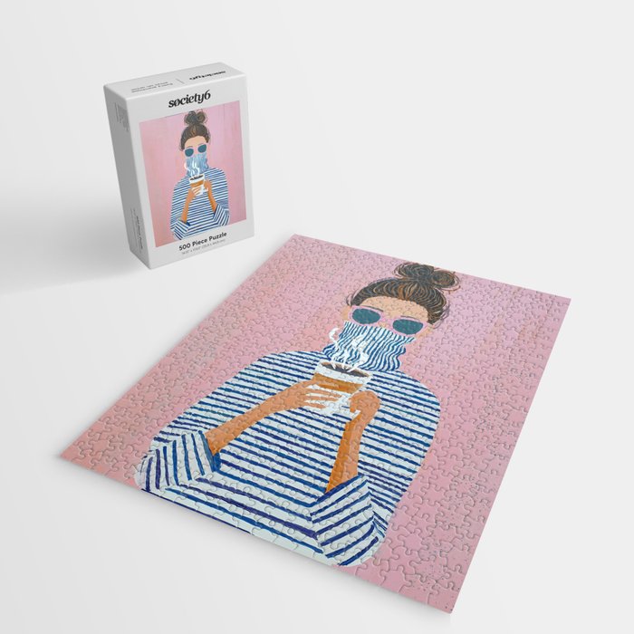 Cozy Morning Coffee Vibes Jigsaw Puzzle Gallery Image 2
