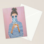 Cozy Morning Coffee Vibes Stationery Card Gallery Image 2