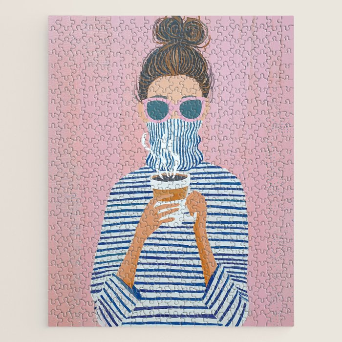 Cozy Morning Coffee Vibes Jigsaw Puzzle Gallery Image 1