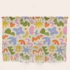 Abstract organic nature art shape pattern Wall Hanging Gallery Image 1