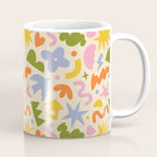Abstract organic nature art shape pattern Coffee Mug Gallery Image 1
