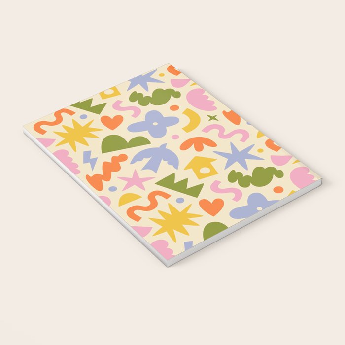 Abstract organic nature art shape pattern Notebook Gallery Image 3