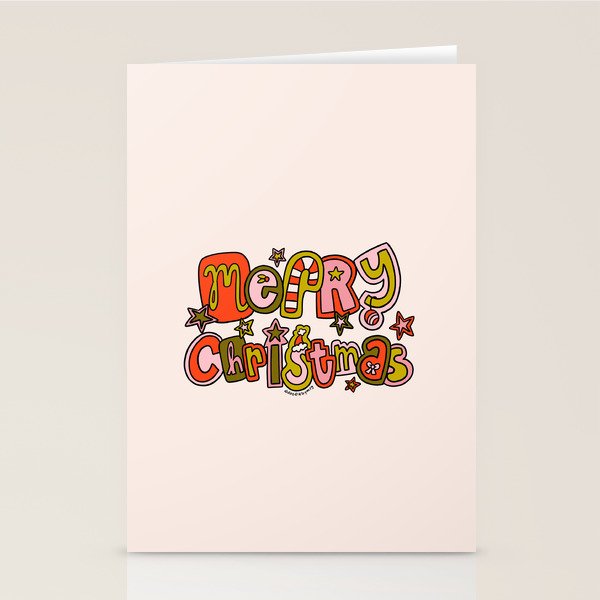 Merry Christmas Doodle Stationery Card Gallery Image 2