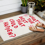 What's The Best That Could Happen in Pink and Red Outdoor Rug Gallery Image 2