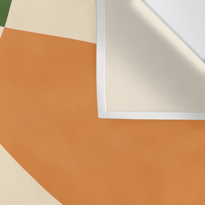 Abstract Mid-century Retro Earthy Shapes Wall Tapestry Gallery Image 3