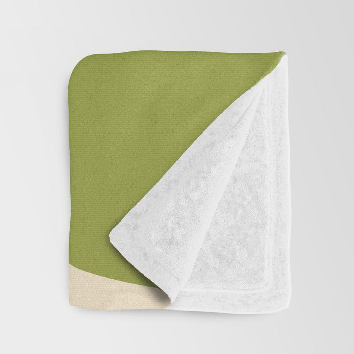 Abstract Mid-century Retro Earthy Shapes Throw Blanket Gallery Image 3