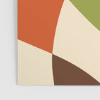 Abstract Mid-century Retro Earthy Shapes Poster Gallery Image 3
