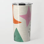 Orange Moon Mountain Travel Mug Gallery Image 1