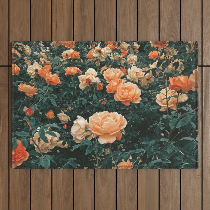 Forest of Roses Outdoor Rug Gallery Image 1